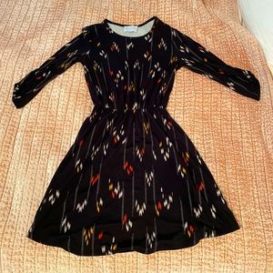 French Grey brand black dress